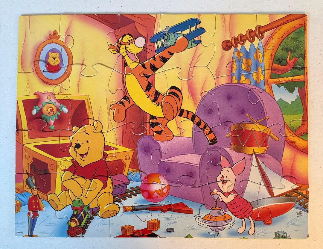 Vintage Disney Winnie the Pooh 24 Piece Puzzle - Etsy