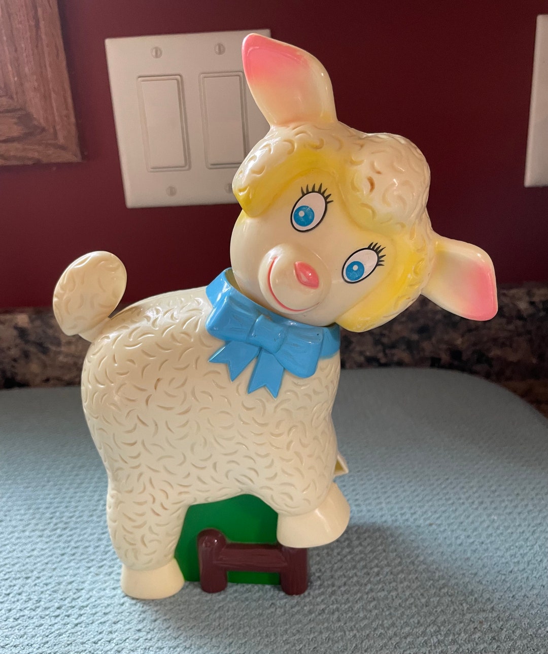 Vintage Wind up Musical Lamb by Meritus Etsy