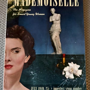 Vintage Mademoiselle Magazine Imperfect Venus Number July 1940