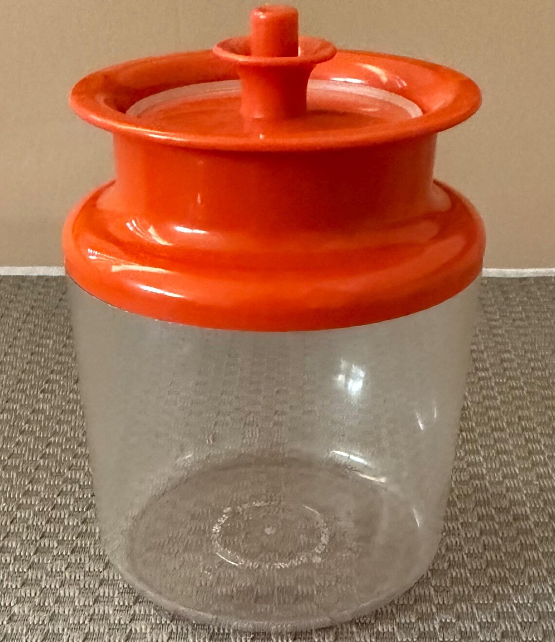 Vintage Tupperware Acrylic 2 1/4 Cup Canister - Etsy