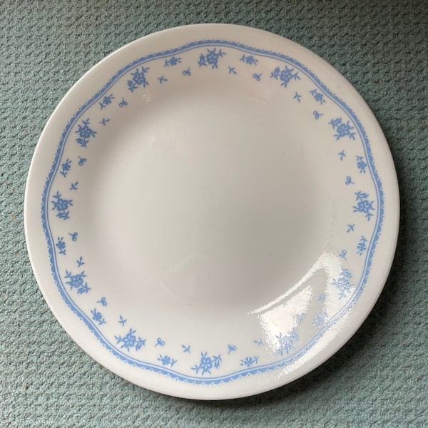 Vintage Corelle Morning Blue Bread Plates - 10 Available