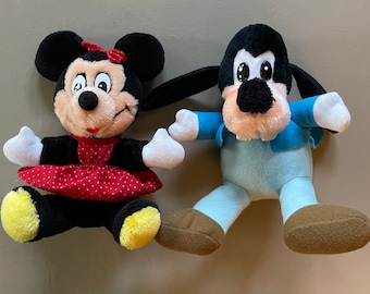 Minnie Mouse & Goofy Mini Plush Toys