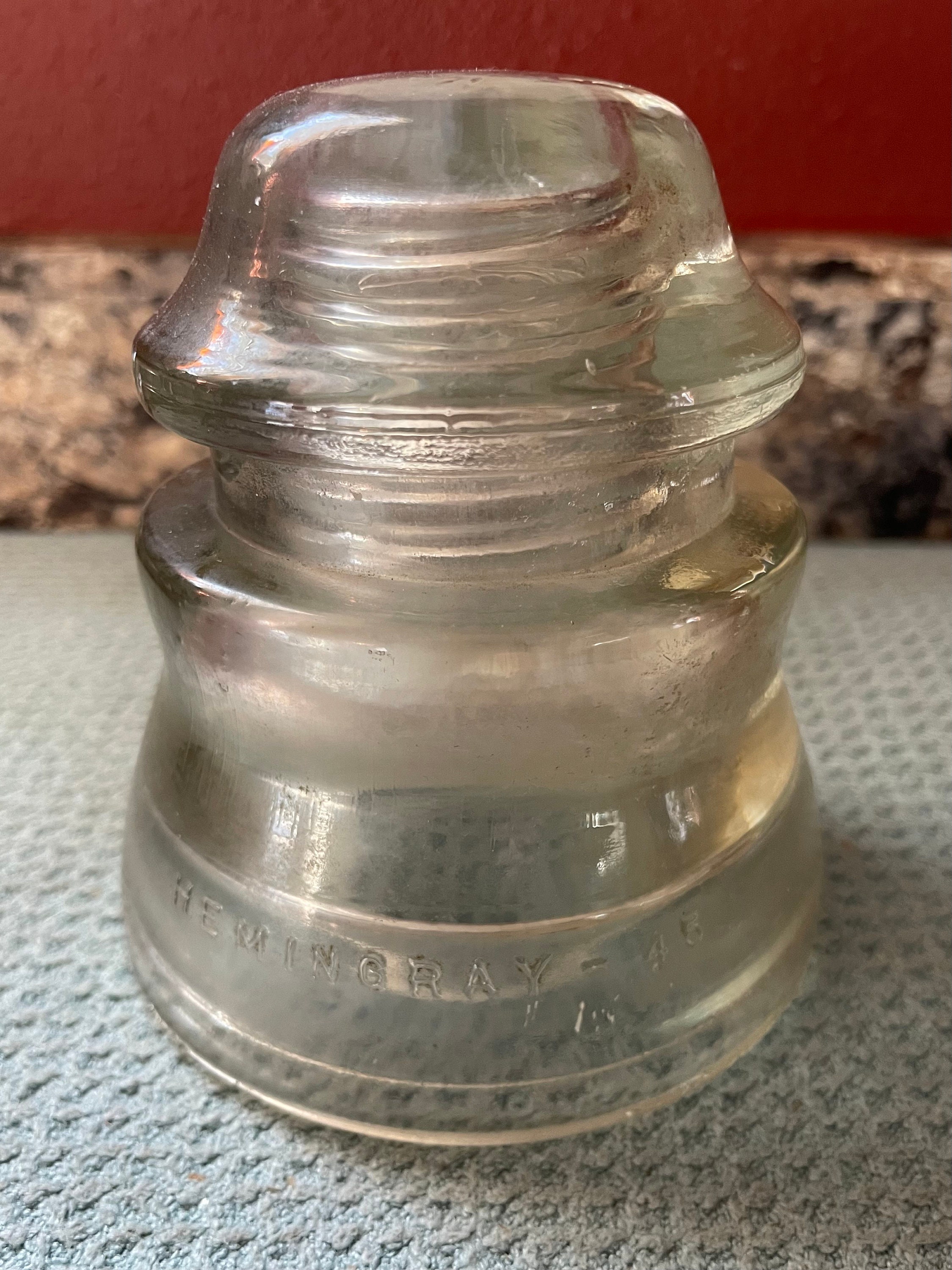 Vintage Hemingray Glass Insulator 45 - Etsy