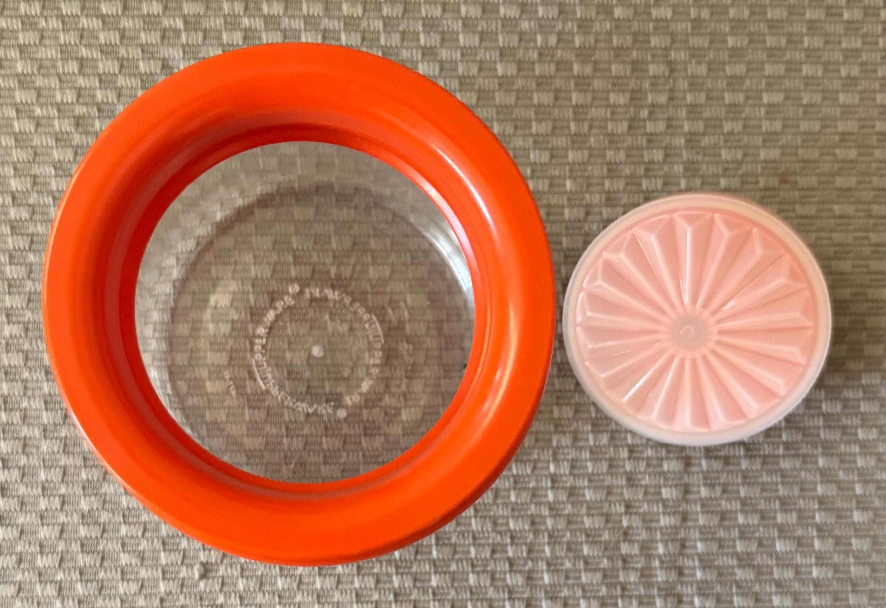 Vintage Tupperware Acrylic 2 1/4 Cup Canister - Etsy