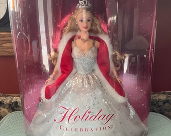 Vintage Holiday Celebration Barbie 2001 Edition