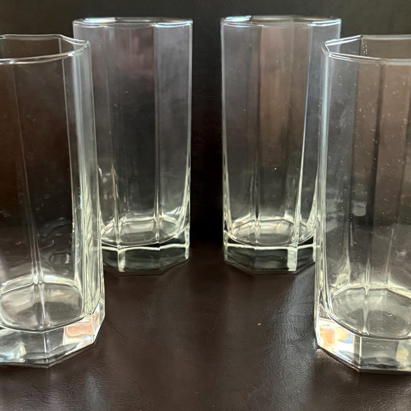 Octagon Glasses - Etsy