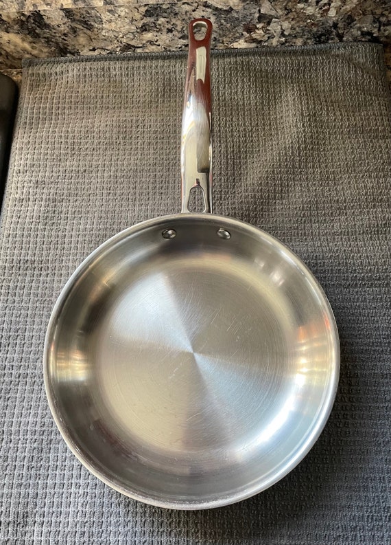 Tri-Ply Clad 8 in Stainless Steel Fry Pan