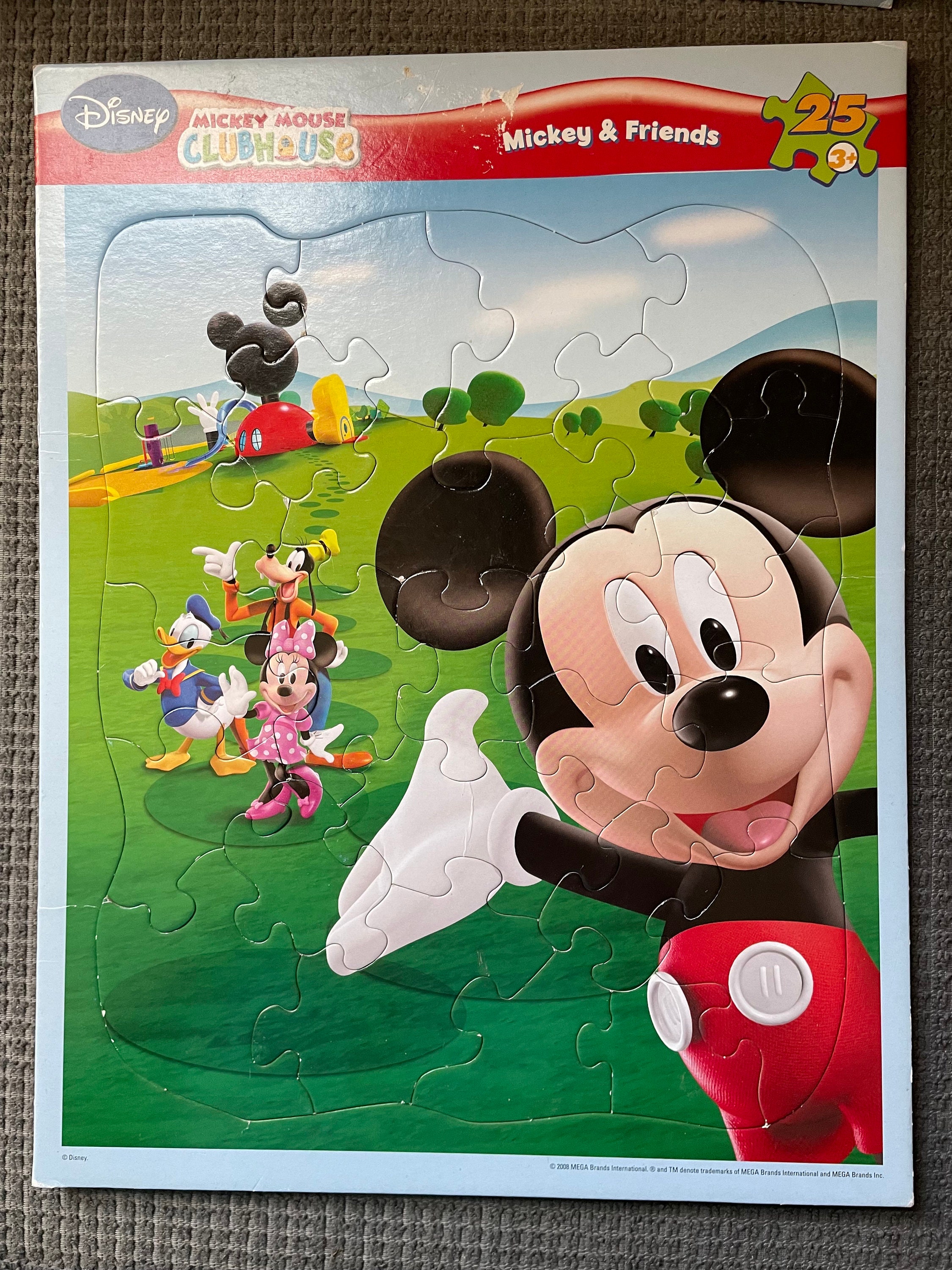 Disney Mickey Mouse Clubhouse 25 Piece Puzzles - Set of 2 - Etsy