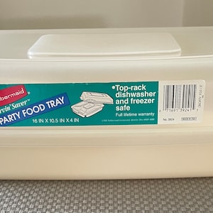Vintage Rubbermaid Party Food Tray