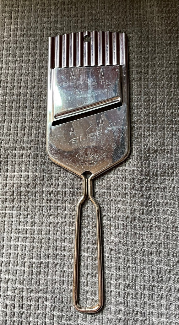 Vintage Foley Slice & Serrate Utensil Etsy