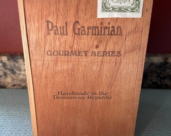 Vintage Paul Garmirian Cigar Box