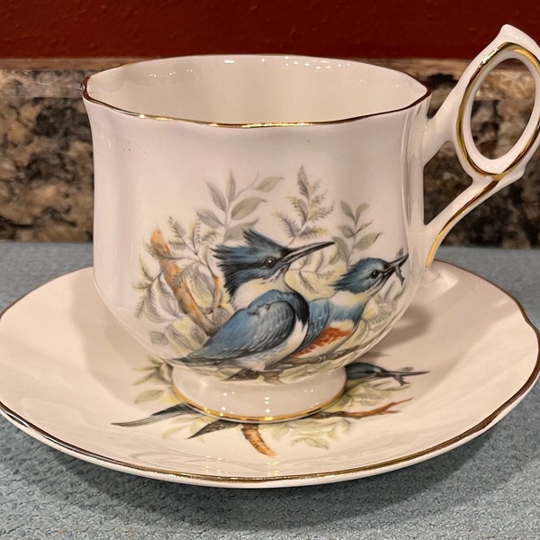 Vintage Royal Dover Bone China Teacup & Saucer