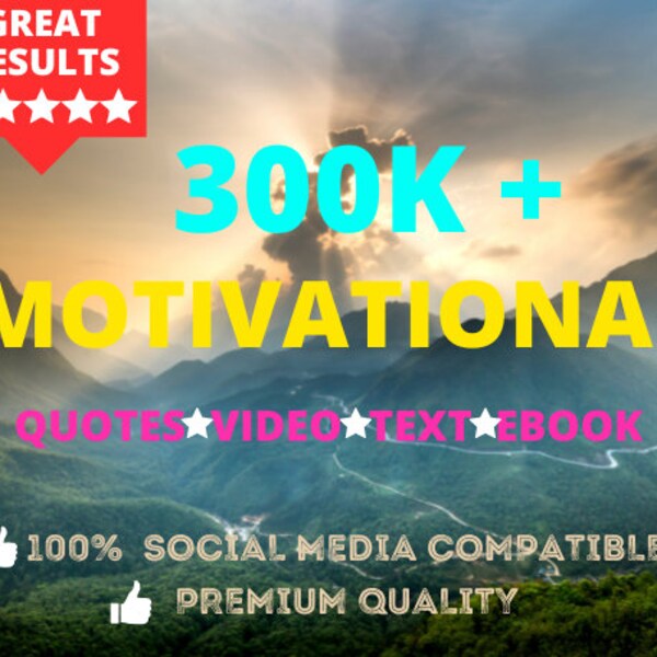 300k Motivational Quotes Instagram Bundle, Motivational Templates, Motivational and Inspirational Videos, Motivational Instagram Posts