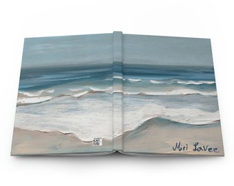 Hardcover Journal, Notebook Journal, Lined Journal, Hardcover Notebook, Nature Lover Gift, Seascape Journal, Ocean Journal, A5 Journal