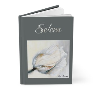 Personalized Journal, Name Journal, Hardcover Journal, Personalized Gift for Her, Line Journal, Hardcover Notebook, Floral Journal, Custom