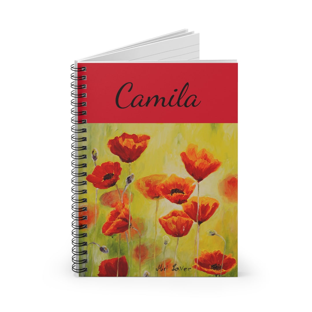 Personalized Notebook, Name Notebook, Custom Notebook, Spiral Notebook ...