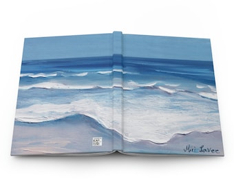 Hardcover Journal, Notebook Journal, Hardcover Notebook, Ocean Journal, Sea Gift, Ocean Gift, A5 Journal, Lined Diary, Nature Lover Gift