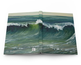 Hardcover Journal, Notebook Journal, Lined Journal, Hardcover Notebook, Sea Gift, Seascape Journal, Diary Journal, A5 Journal, Ocean Journal