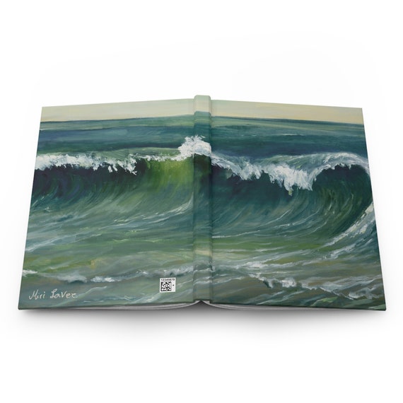 Hardcover Journal, Notebook Journal, Lined Journal, Hardcover Notebook, Sea Gift, Seascape Journal, Diary Journal, A5 Journal, Ocean Journal