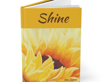 Hardcover Journal, Personalized Journal, Notebook Journal, Custom Journal, Sunflower Lover Gift, Sunflower Journal, Unique Lined A5 Journal