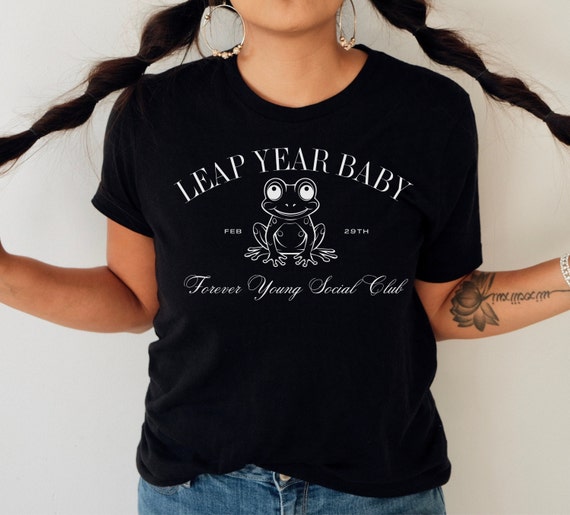 Womens Leap Year Birthday Leap Year Mom Cute Frog Leapling Women T-Shirt Womens Leap Year Birthday Leap Year Mom Cute Frog Leapling Women T-Shirt