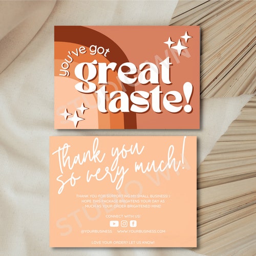 Y2k Theme Small Business Thank You Card Canva Template Y2K - Etsy Ireland