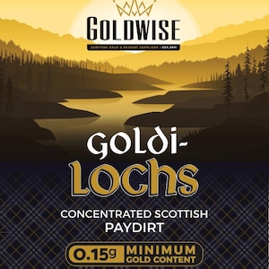Scottish Gold Paydirt 22ct - Nugget,pickers and flour Gold! ( Gold Panning )