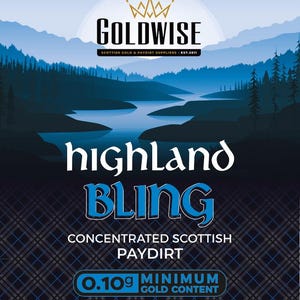 Scottish Gold Paydirt 22ct - samorodki, zbieracze i mączka złota! (Płukanie złota)
