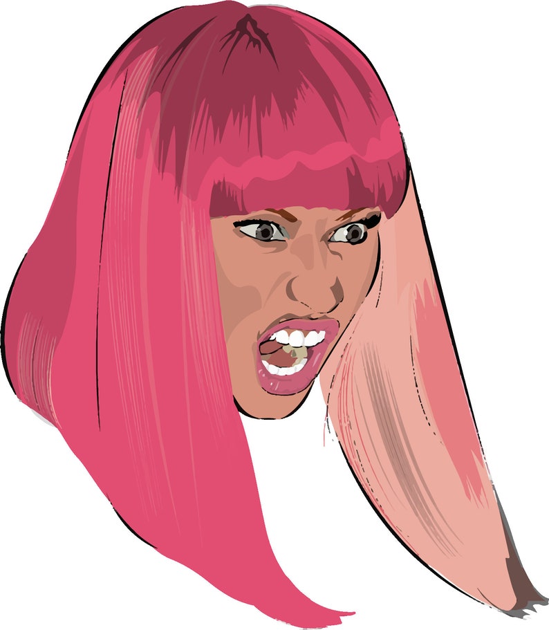 Cricut Nicki Minaj SVG Sticker SVG Png Eps Svg Psd | Etsy België