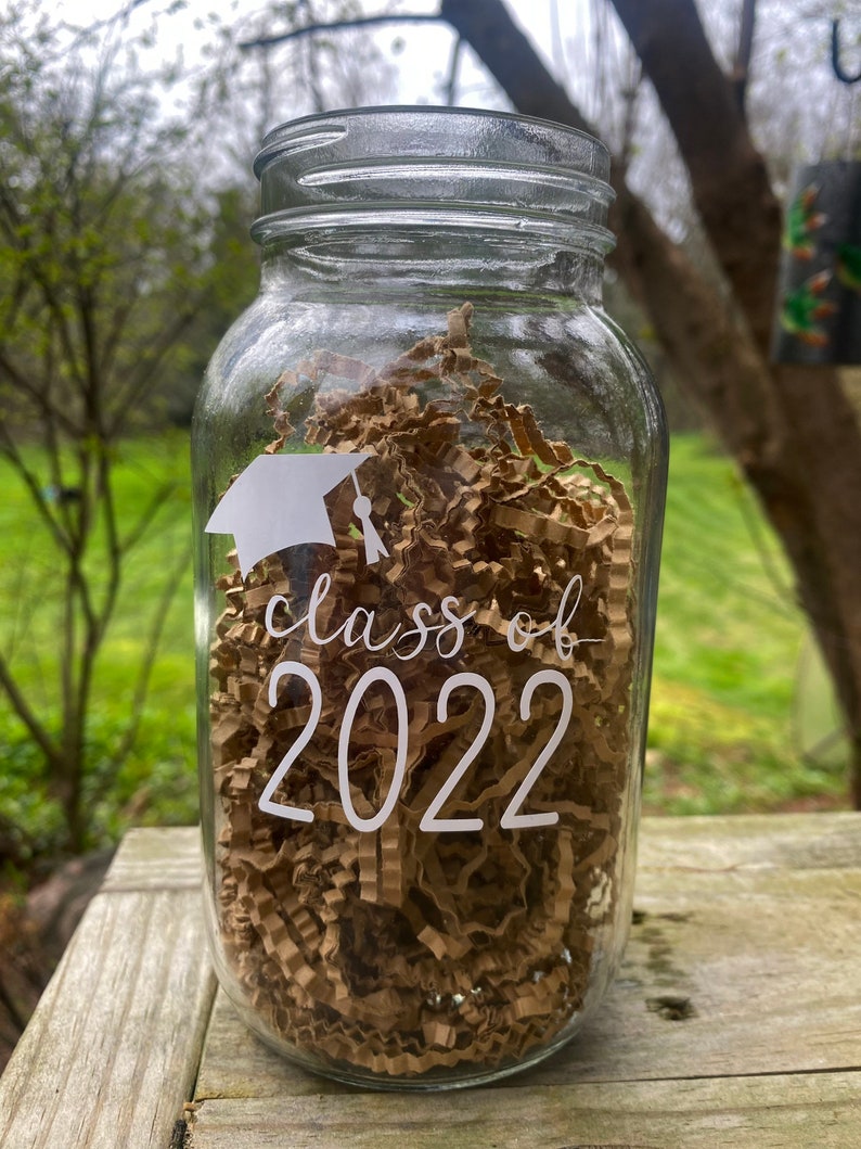 Graduation Mason Jar class of 2022, Mason Jar, Graduation Gift, Grad