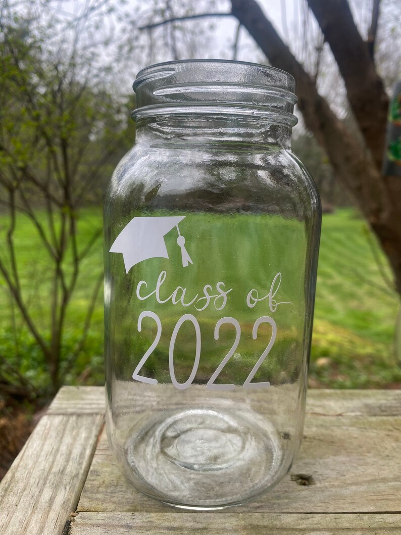 Graduation Mason Jar class of 2022, Mason Jar, Graduation Gift, Grad