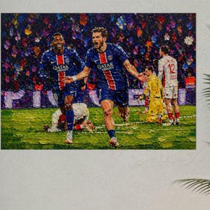 Psg Poster Champions League - Etsy