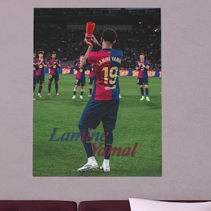 Lamine Yamal Barcelona LaLiga Player Of The Month Posters