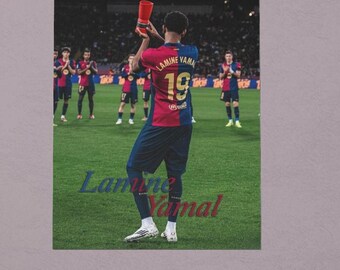 Lamine Yamal Barcelona LaLiga Player Of The Month Posters