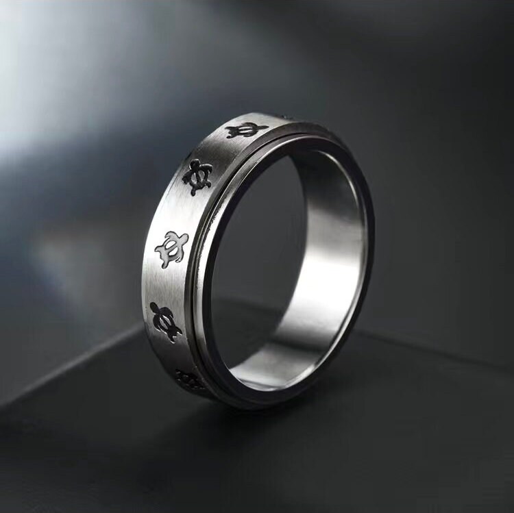 Turtle ring for man shop which finger