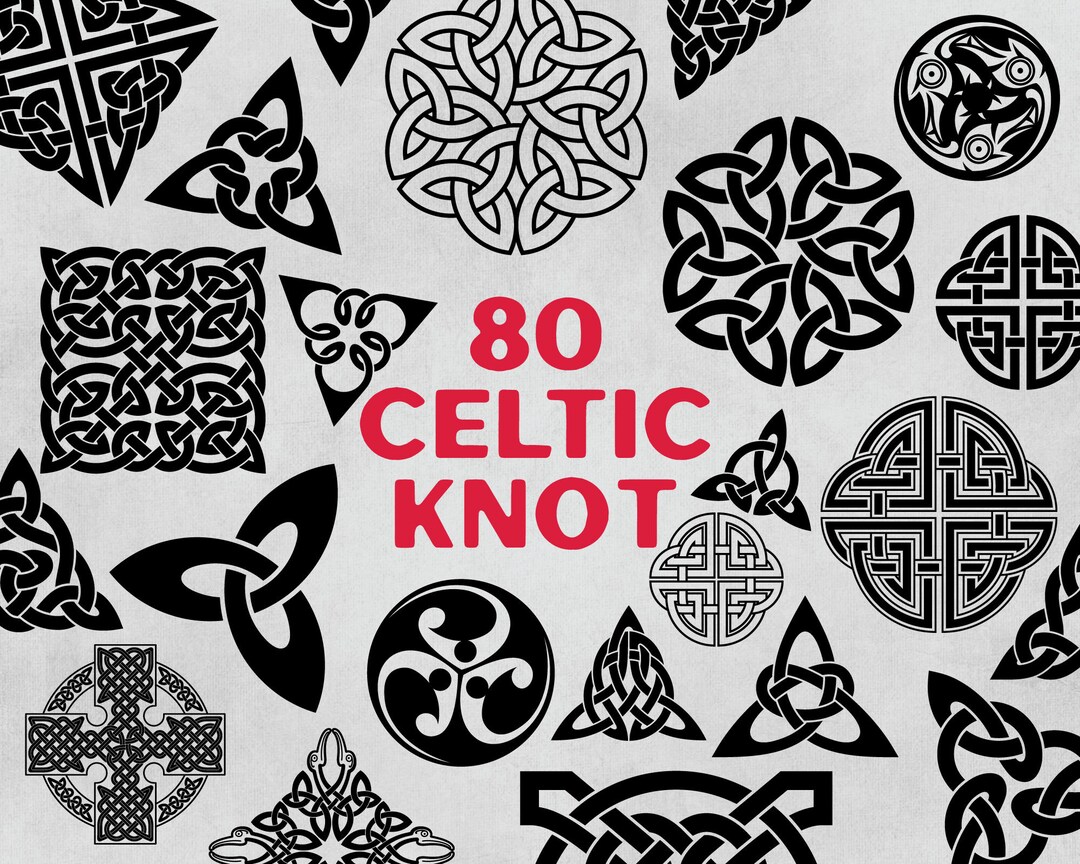 80 Celtic Knot Svg Bundle Trinity Knot Svg Digital (Instant Download ...