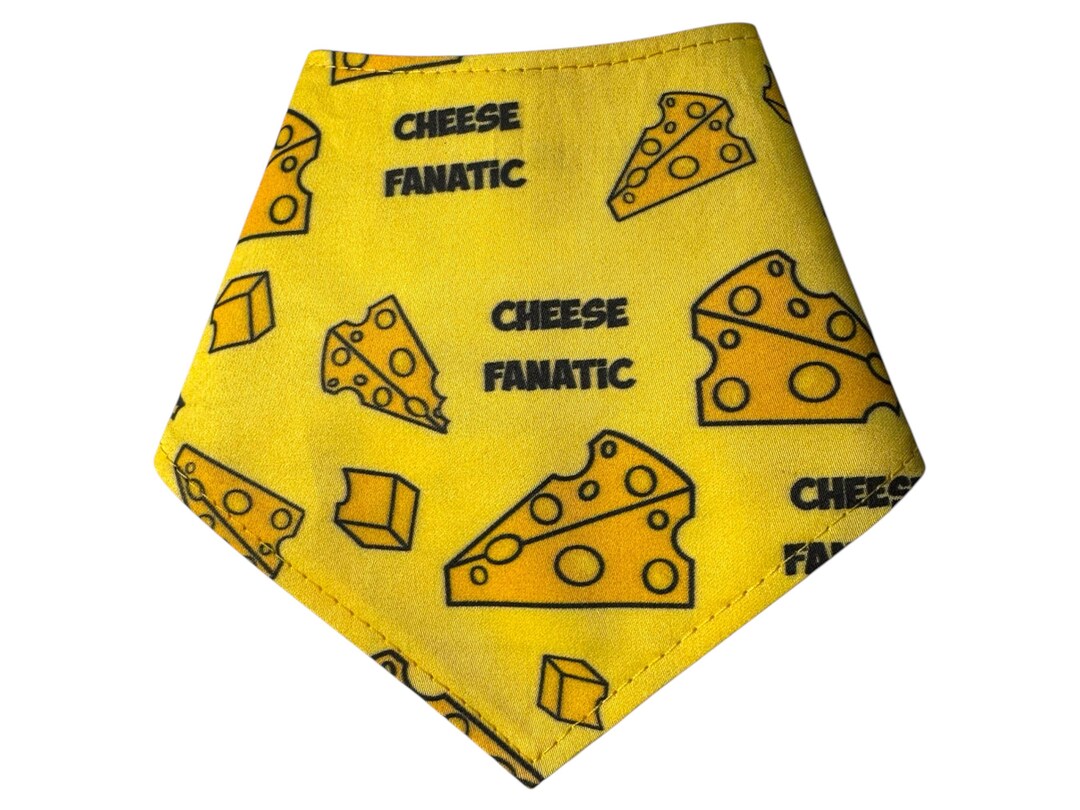 Cheese Fanatic/ Dog Tie Bandana - Etsy