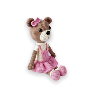 Amigurumi pattern teddy bear, Crochet bear pattern, Crochet animals, Crochet patterns, Crochet pattern toy