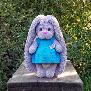 Amigurumi pattern bunny, Crochet bunny pattern, Crochet animals, Crochet patterns toys, Pdf tutorial, Plush amigurumi, Crochet doll pattern