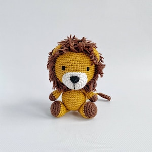Amigurumi pattern lion, Crochet lion pattern, Crochet animals, Crochet patterns toys, Pdf tutorial, Crochet doll pattern
