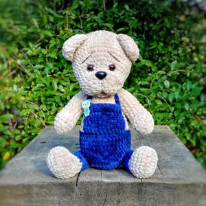 Amigurumi pattern teddy bear, Crochet bear pattern, Crochet patterns, Crochet animals, Pdf tutorial, Crochet doll pattern