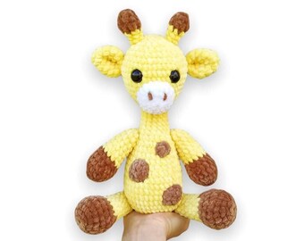 Wzór Amigurumi żyrafa, Wzór na szydełkową żyrafę, Wzór na szydełkową lalkę, Samouczek PDF, Zwierzęta szydełkowe, Wzory szydełkowe zabawki
