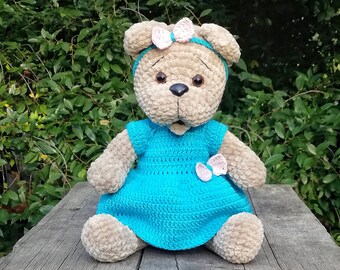 Amigurumi pattern teddy bear, Crochet bear pattern, Crochet patterns, Crochet animals, Plush amigurumi, Pdf tutorial, Crochet doll pattern