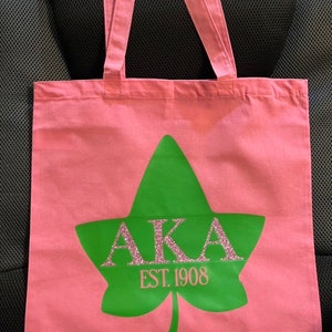 Alpha Kappa Alpha  Inspired Tote Bag