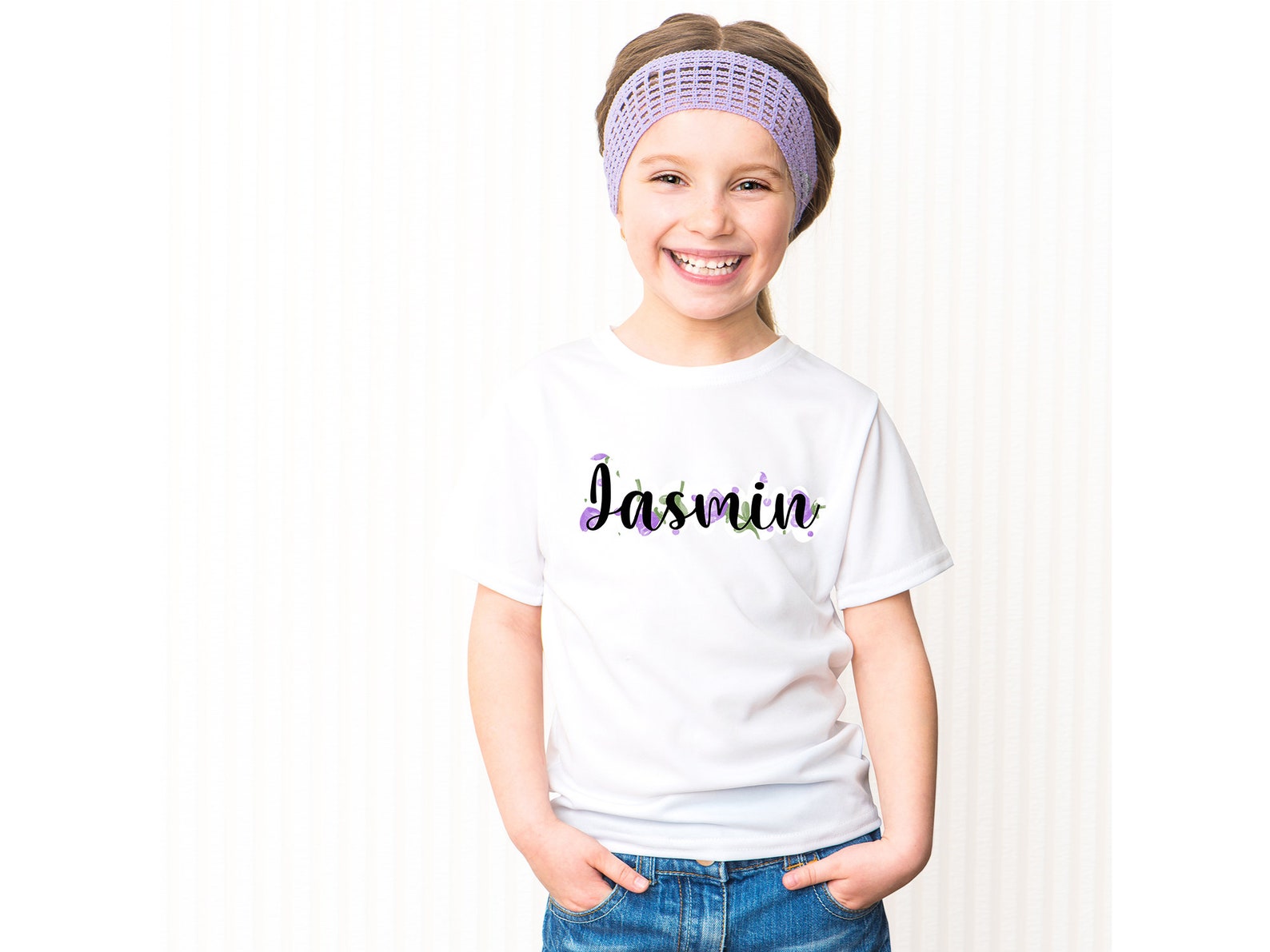 Lavender Name Svg Floral Name Svg Name Flowers Svg Custom Etsy