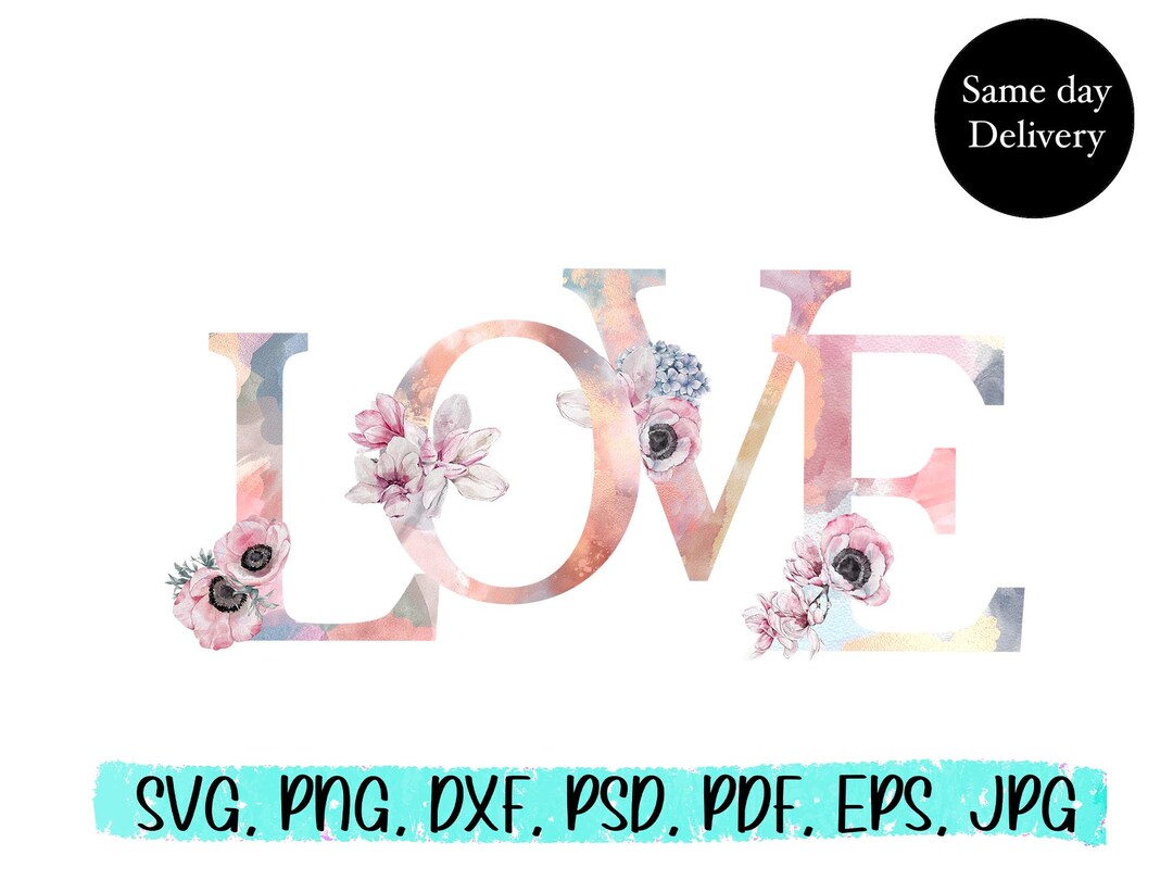 Custom Floral Name Svg Flower Name Svg Floral Svg Svg Files Etsy