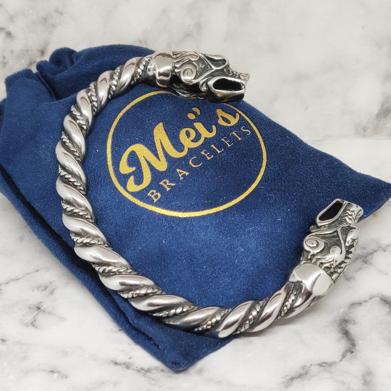 Gerecycled stalen herenarmband | -NL