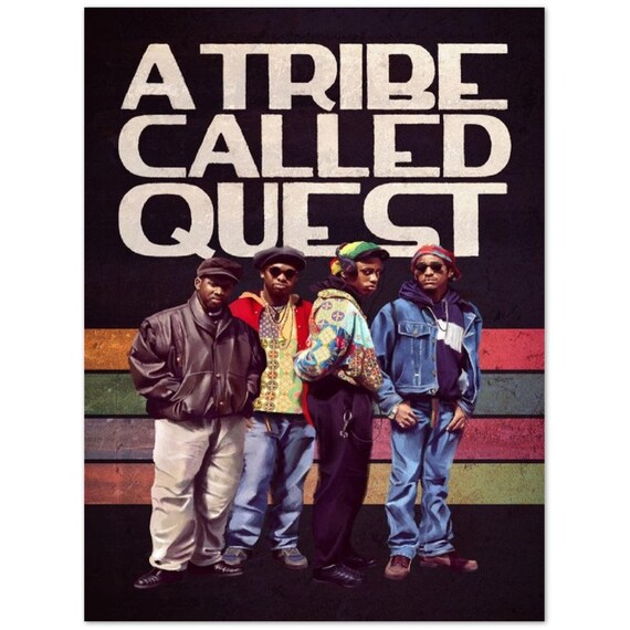 A Tribe Called Quest ビンテージポスター A Tribe Called Quest Midcentury Modern Art Print – Sandgrain