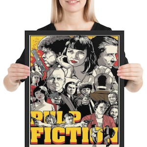 Pulp Fiction John Travolta 90s Movie Poster