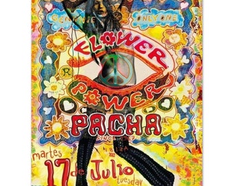 Pacha Nightclub Ibiza Flower Power Poster